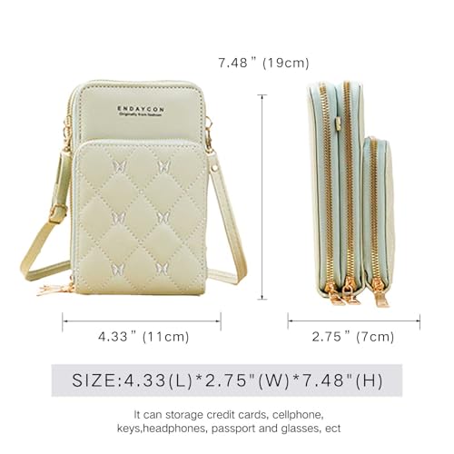 Image of Crossbody for Women, Trendy Small Phone Purse with Secure Card Slots, Lightweight Card wallet