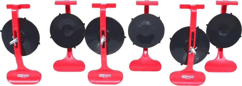 KS Tools 140.1020 Zierleisten-Montagesauger-Satz, 6-tlg., Ø 85mm