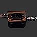 Brown Leather Car Key Case Coin Holder Zipper Remote Wallet Key Chain Bag For VW Volkswagen