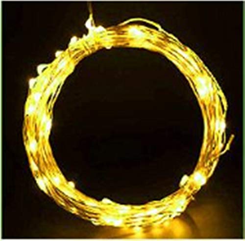 NOBRAND 2M 20LED Light Garland Copper Wire Cork String Fairy Lights for Glass Craft Jar Bottle Lights Christmas Valentines Wedding Decor (Emitting Color : White)