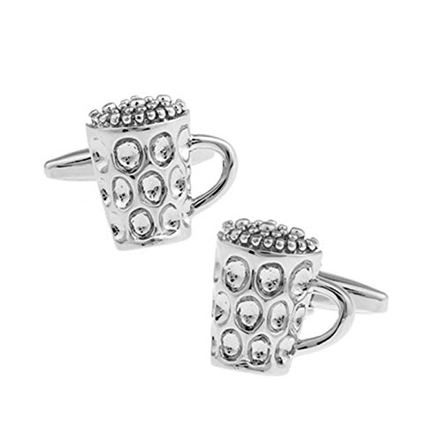 Mancuernillas de plata para hombre KnBoB miniatura 1