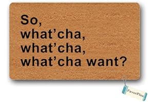 So Whatcha Want Door Mat: A Toe-Tapping Welcome for Guests