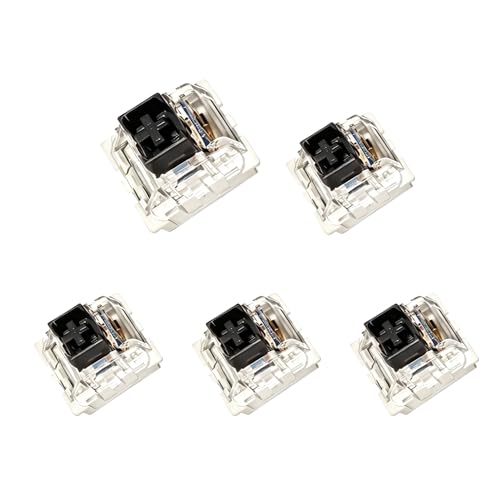 JAOOCLEU 5 Pack Keyboard Switches, Clicker, Dustproof 3 PIN...