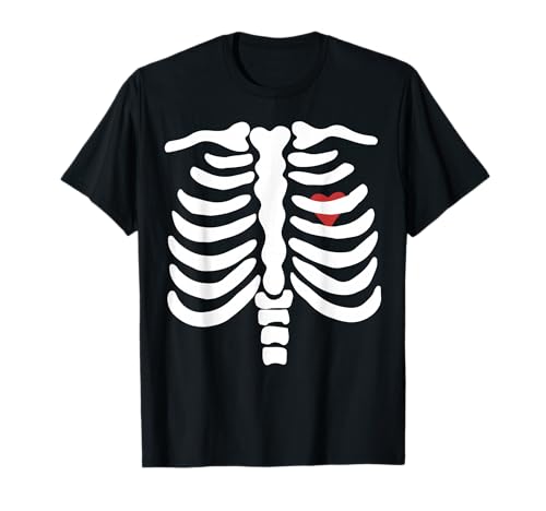 Disfraz de costillas de esqueleto de Halloween Camiseta
