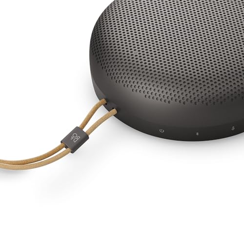 Image of Bang & Olufsen Beosound A1 (3rd gen) - Portable Compact Wireless Bluetooth Speaker, Waterproof (IP67), C2C Certified, up to 24 Hours of Playtime and 3 Microphones for Voice Calls - Warm Granite