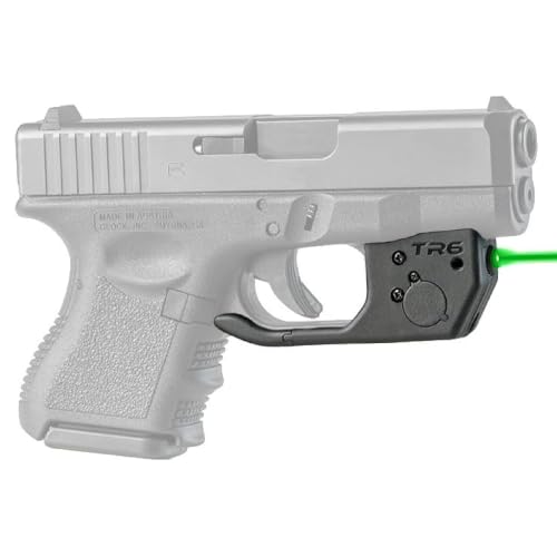 ArmaLaser TR6G Green Laser Sight (FITS Glock 26 27 33 ONLY) Does NOT Fit Glock 42 43 43X 48 Slimline. Models Class IIIA Certified