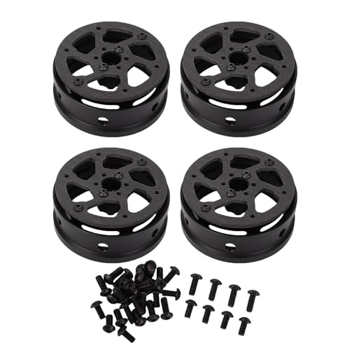 Jantes en fibre de carbone RC 2.2 pouces moyeu de roue crawler léger et haute résistance