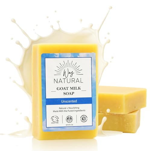 Goat Milk Soap Bar Fragrance-Free 3 Pack