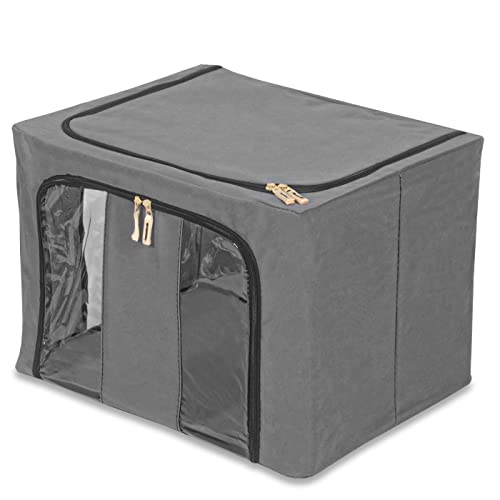 Caixa Organizadora Grande Guarda Roupa Armário Closet Multiuso Coberta Edredom Lençol Toalha (50x40x