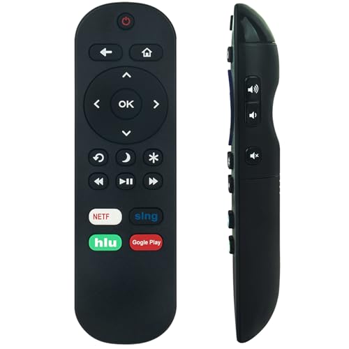 NS-RCRUS-17 Replace Remote fit for Insignia Roku TV NS-24ER310NA17 NS-65DR620NA18 NS-48DR510NA17 NS24ER310NA17 NS-32DR310NA17 NS-43DR710NA17 NS-55DR710NA17 NS-50DR710NA17 NS-43DR620NA18 NS-50DR620NA18