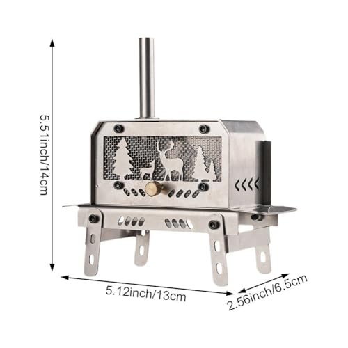 Brûleur d'encens de camping mini modèle élan pour randonnée - 5