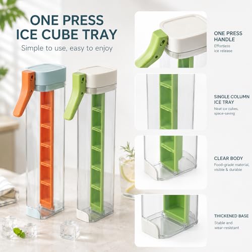 Hielera moldeadora de hielo con asa y fácil operación miniatura 3