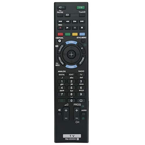 VINABTY RM-ED050 Replacement Remote Control Compatible with Sony Bravia TV KDL-46EX650 KDL-40EX650 KDL-32EX650 KDL-26EX550 KDL-22EX550 KDL-26EX553 KDL-22EX553 KDL-26EX555 KDL-22EX555 KDL-46EX653