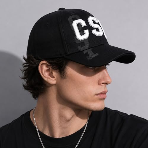 Image of The Hat Depot 3D Embroidered Statement Baseball Cap - Adjustable Casual Hat