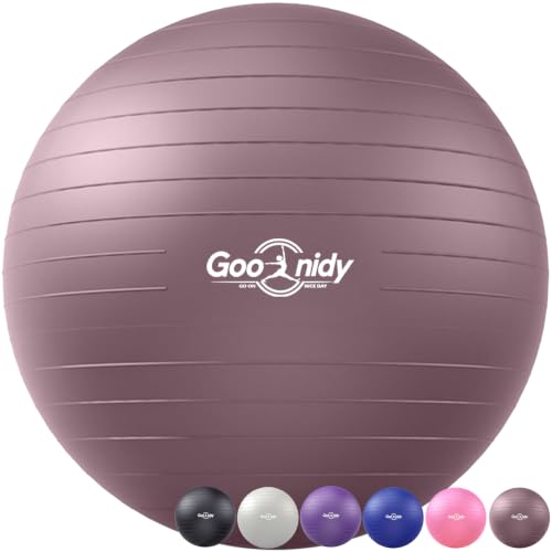 Image of Soft Exercise Ball, Pilates Yoga Ball Chair, Workout Equipment with Pump