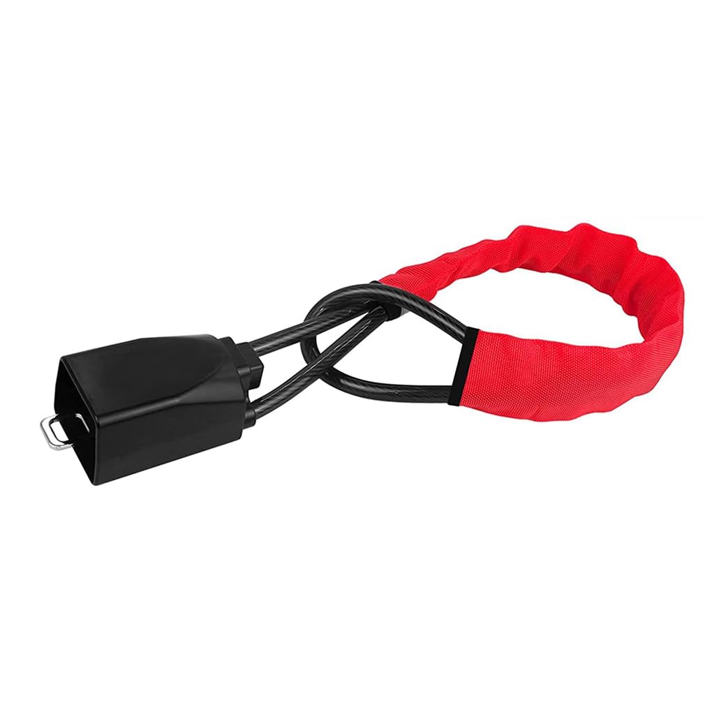 Cvndts Red Steering Wheel Lock Steering Wheel Lock Tool Tools Accessory Automobile Fittings Seat Belts Security Seat Belt Lock(Red)