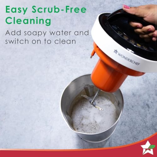 Wonderchef Automatic Soup Maker|1.6 Litre|800 Watts Heater|Ss Blades and Jug|5 Pre-Set Functions|White|Steel|One Touch Operation|Touch Control Panel|20 Minute Cook Time|2 Years Warranty