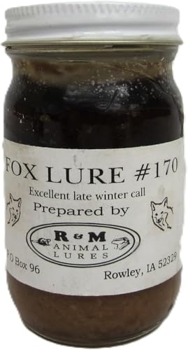 #170 Late Winter Fox Call - R&M Lures 4 oz Jar Trapping Supplies