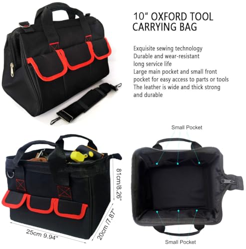 QeeHeng Solar Crimping Tools Kit,Solar Cable Connector,1 Solar Crimper,8 Inch Self-Adjusting Wire Stripper,10 Pair Solar Panel Connectors,1 Tools Bag - Image 4