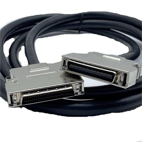 Câble SCSI-II HPDB50 mâle vers HPCN50 mâle cordon DB50 vers CN50 M/M 1,8m pour liaison informatique
