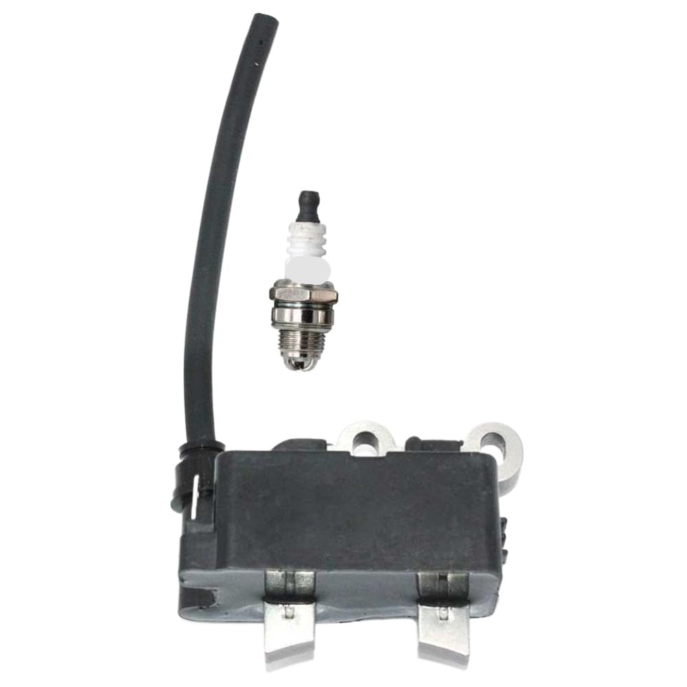 Juego de bobina de encendido y bujías compatibles con los modelos de motor 51955, 51956, 51977, 51948, 51958, 51978, 51998 para motor de gasolina
