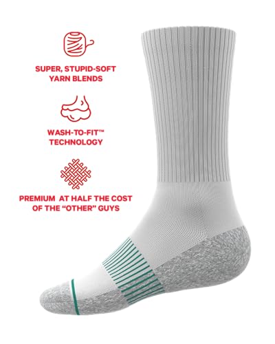 Shinesty Heel Hammock Super, Stupid-Soft Crew Socks4