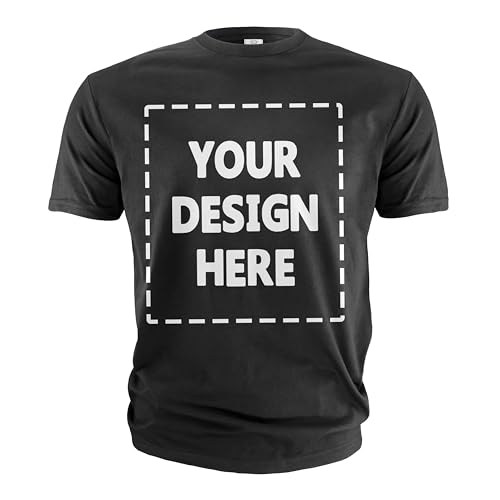 Custom T-Shirt with Your Image and Text Men Women Personalized add Your Text and Photo Tee Shirt