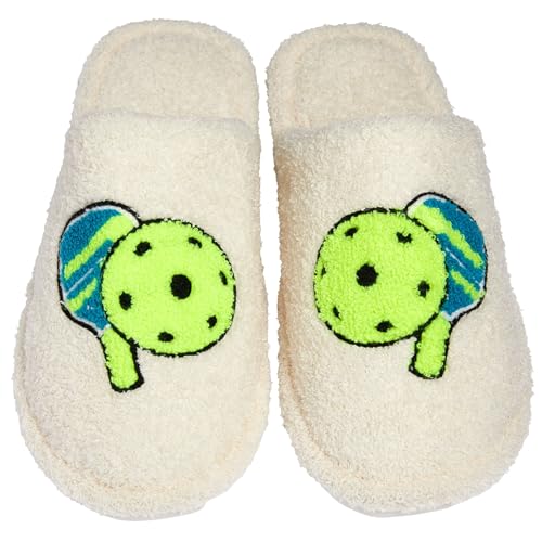 Funky Junque Cozy Microfiber Women's Slippers with Non-Slip Sole - Easter Designs, Spring Patterns
