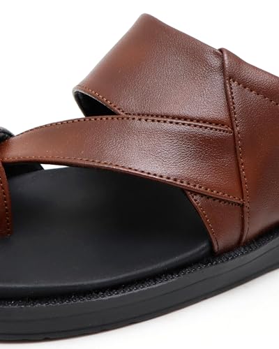 Image of GIBBON'S RODEO Series Men's Faux Leather Casual Outdoor Formal Slippers
