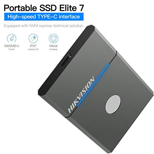 HIKVISION-Elite-7-Touch-Extreme-SSD-portatil-500GB-hasta-1060MBs-Velocidad-de-Lecturatecnologia-NVMe-USB-32-Gen2-USB-C-Unidad-de-Estado-solido-Externa-Gris
