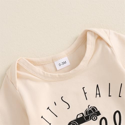 My First Halloween Baby Boy Outfit Newborn Romper Pants Hat 3pcs Set Cute Farm Pumpkin Infant Fall Winter Clothes4