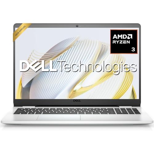 Image of Dell 15.6 inch FHD IPS Laptop • AMD Ryzen 3 3250U • 8GB RAM • 256GB PCIe SSD • SD Card Reader • 9H Battery • Copilot AI • Windows 11