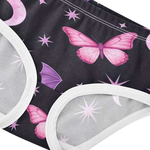 Toddler Underwear Floral 2t Cotton Cute Panties Girl Animal Briefs Underpants Purple Pink Bats Halloween4
