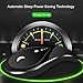 immagine 6UrChoiceLtd Combo Wireless Ricaricabile Tastiera e Mouse Combo Resistenza all'acqua 2.4 GHz Verde / Blu Backlit e Wireless Soundless Mouse con Nano USB Receiver per PC Laptop Mac (Nero)