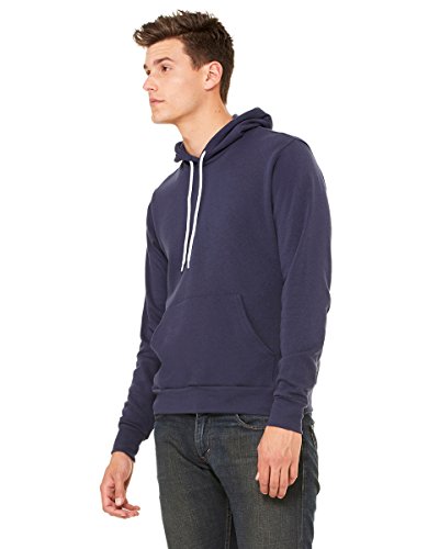 Bella Canvas Poly-Cotton Fleece Pullover Hoodie (3719) Navy, S3