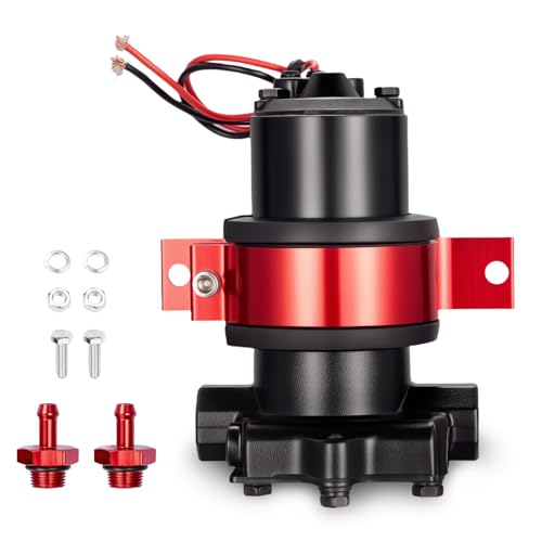 Spbrew 97 Gph Electric Fuel Pump Barb Fittings Included For Leakproof Externa...