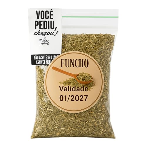 Funcho Natural para Chá, 100g, Digestivo e Antioxidante, Sabor Suave