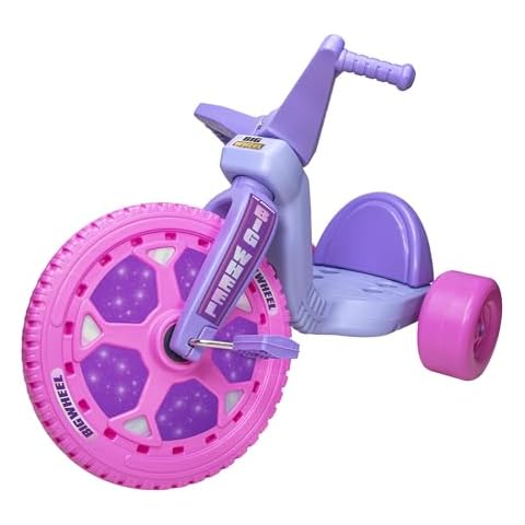 Schylling Big Wheel Dazzler - BW16DZ - Low-Riding Tricycle with Adjustable Seat for Growing Child up to 70 lbs. - Classic Bike in Pink and Purple - Ages 3 and Up Cover