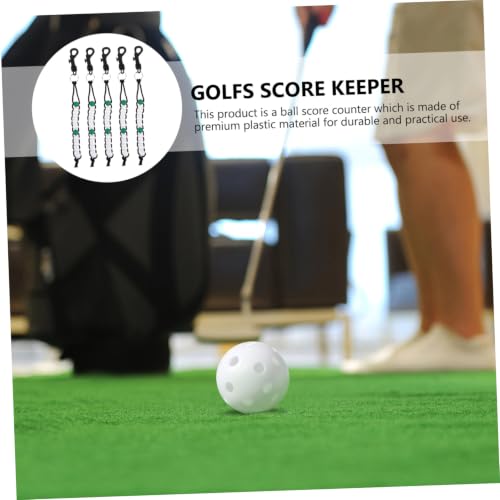 SUPVOX 10 unidades de accesorios para golf: contadores de puntuación de plástico miniatura 6