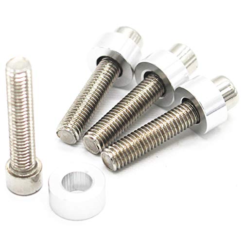 CUHAWUDBA Motorcycle Alluminio Anteriore Pinza