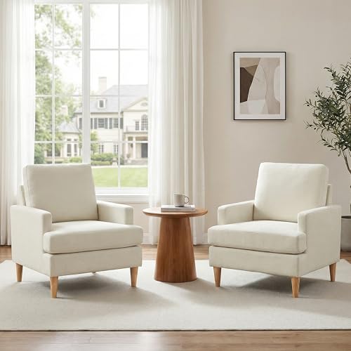 VKNOW Mid-Century Accent Chairs Set of 2