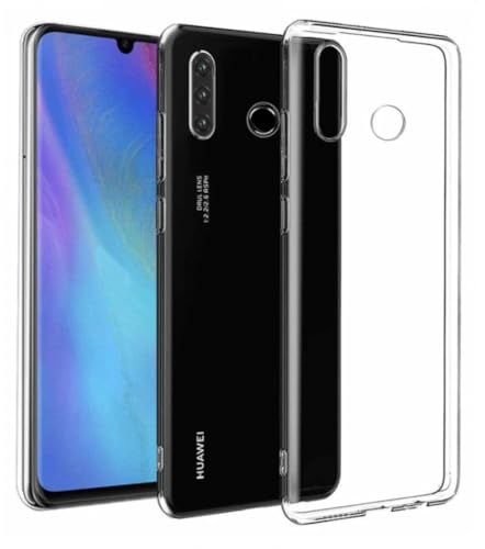 Funda Carcasa Gel Transparente para Huawei P30 Lite 4G, Ultra Fina 0,33mm, Silicona TPU de Alta Resistencia y Flexibilidad FGTR