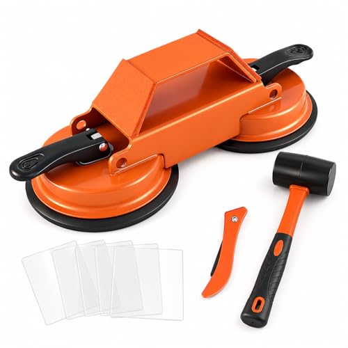 Floor Gap Fixer Tool,Enhanced Suction Cup,45° Striking Surface