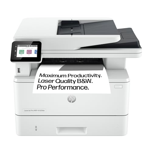 HP Laserjet Pro MFP 4102fdw Laser Printer | Black and White | For Small Medium Business | Print,...