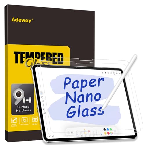 Ya en manzanajugosa.com: Adeway Protector de Pantalla iPad Air 13" (2024 M2, 6ª generación) – Escritura como en papel, alta respuesta táctil, antirreflejos, ultradelgado, fácil instalación, paquete de 2
