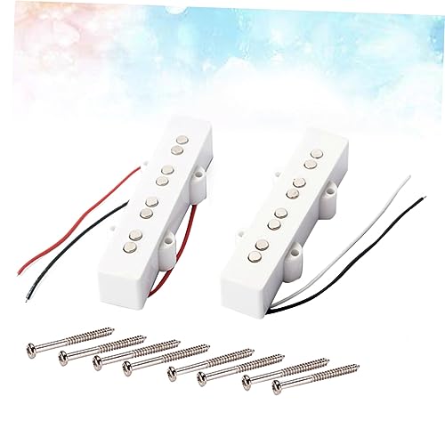 ULDIGI Medium Output Rich Harmonics v Magnets 4 String Bass Pickup Bridge Neck Open Style Gmb09