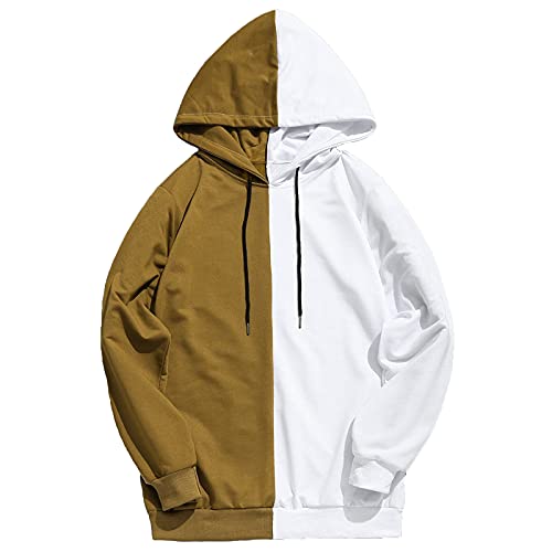 Men's Hooded Sweatshirt Slim Fit Hoodie Outwear Blouse Sweatshirt Long Sleeves Lightweight Hoodies for Men