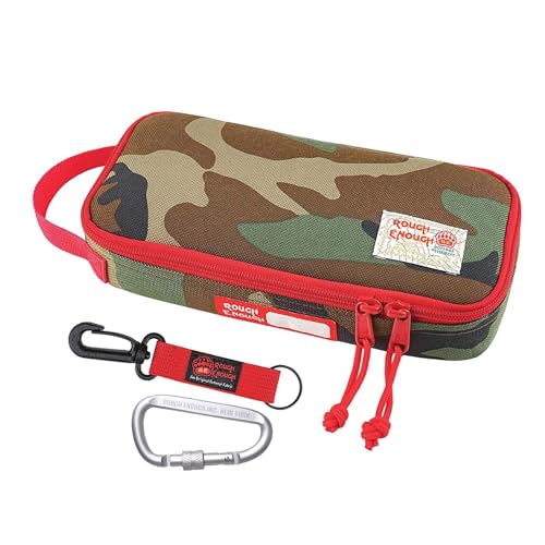 Estojo de lápis grande para meninos, crianças, adultos, bolsa de ferramentas pequena para homens, equipamento tático, organizador de suprimentos de arte em camuflagem Cordura