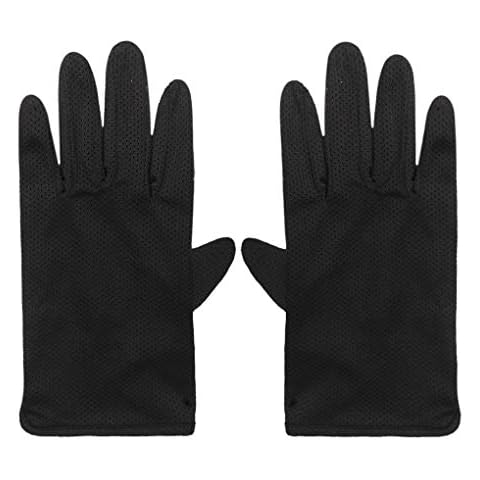 JIAHG Women Men's Driving Gloves Summer UV Sun Gloves Non Slip Touchscreen Cotton Gloves Outdoor Sunblock Gloves for Cycling Cover