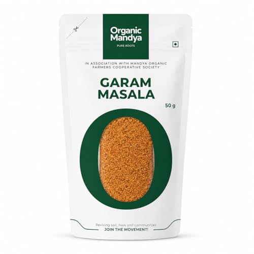 Image of Garam Masala Powder 50g - Aromatic Indian Spice Blend | Fresh Masala for Curry, Dal & Biryani by Organic Mandya